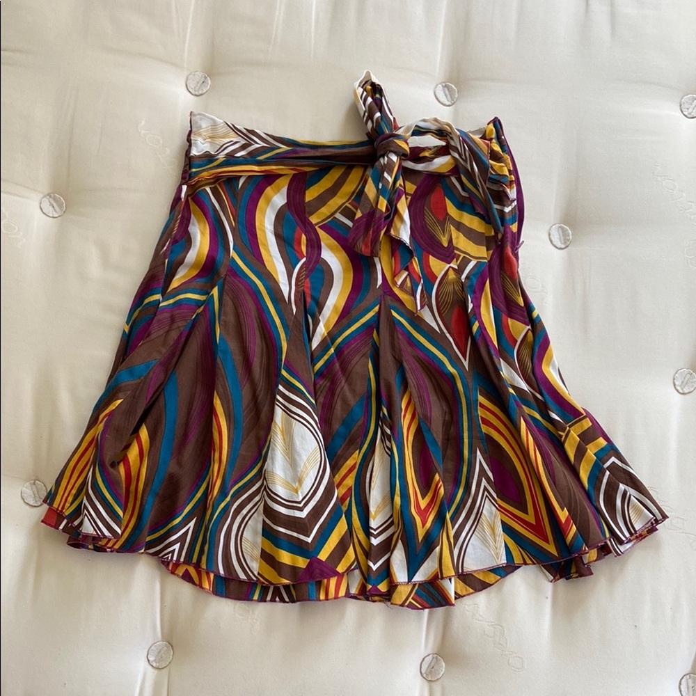 XOXO Multicolor Patterned Women's Skirt